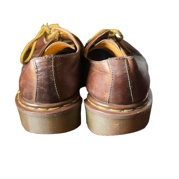 Vintage Dr Martens 1561 4 eye Oxford Crazy Horse Brown Made in England US Sz 8 main image 5